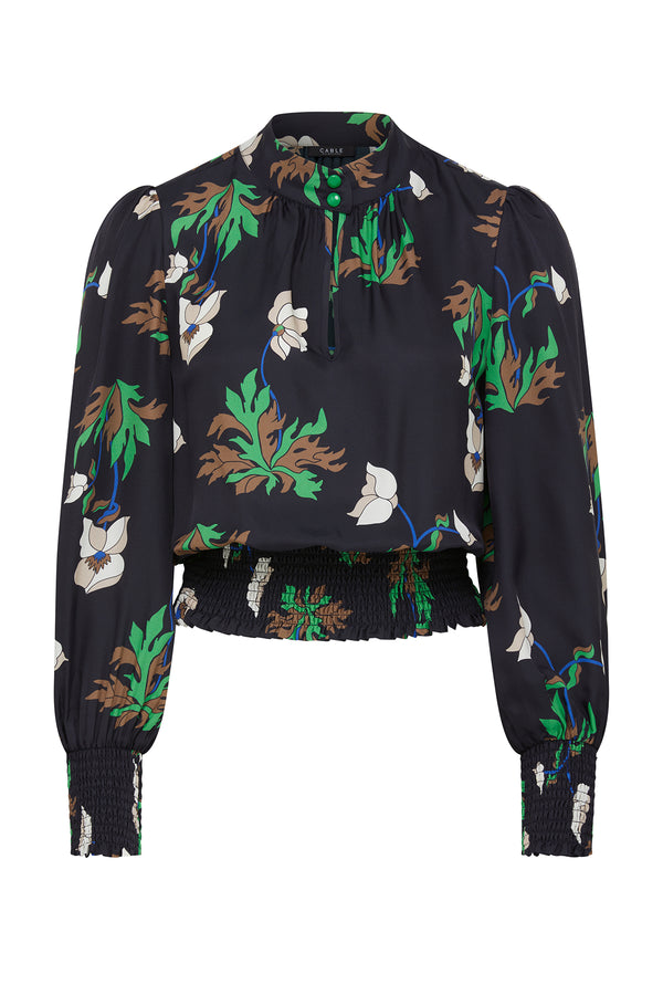 Colette Blouse - Wild Flower Print-Tops-Cable Melbourne