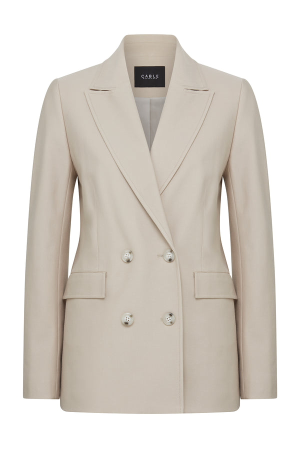 Yoko Ponti Blazer - Stone-Jackets-Cable Melbourne