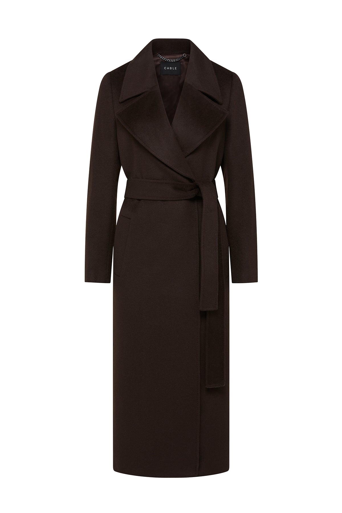 Evans Wool Coat - Espresso – Cable Melbourne