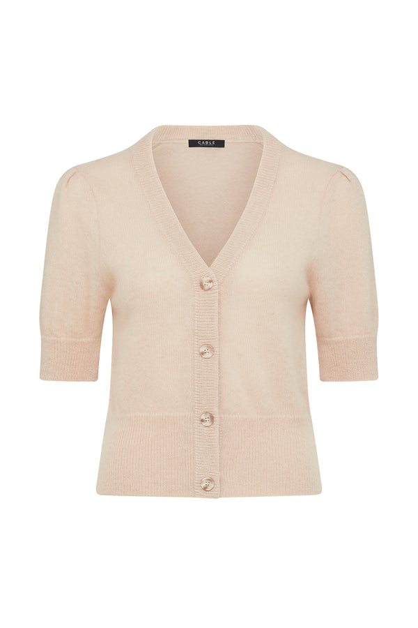 Cashmere Spring Cardigan - Fawn-Cardigans-Cable Melbourne