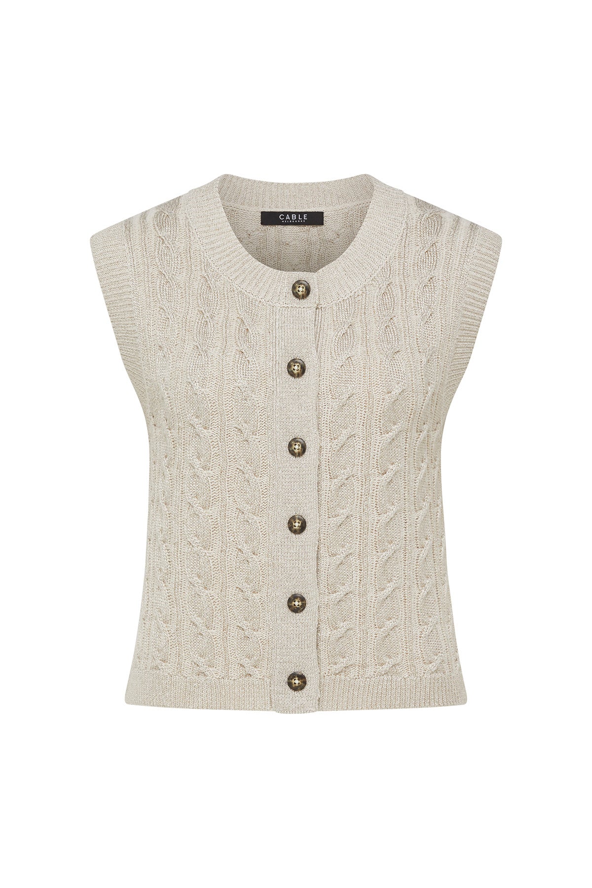 Lumen Cable Vest - Natural – Cable Melbourne