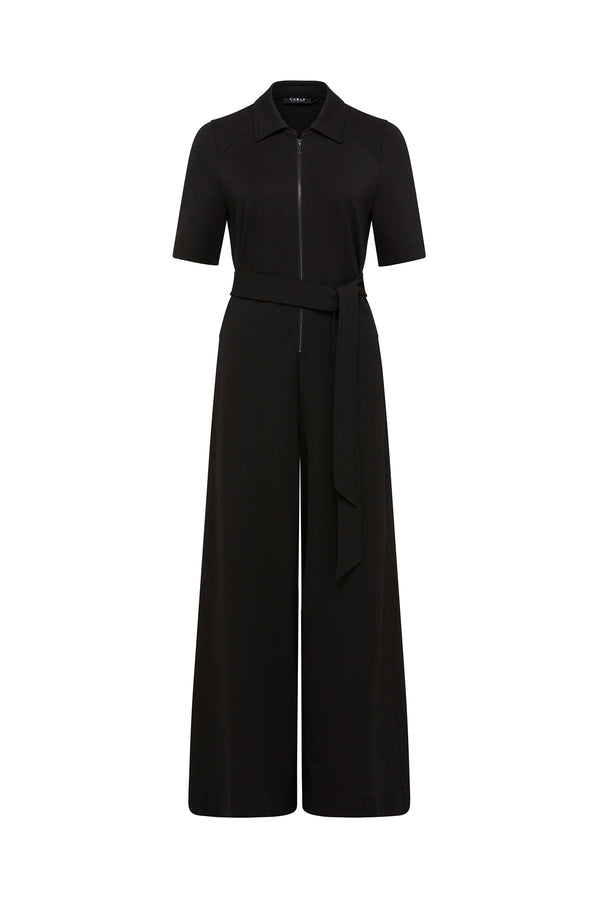 Teresa Ponte Jumpsuit - Black-Jumpsuits-Cable Melbourne