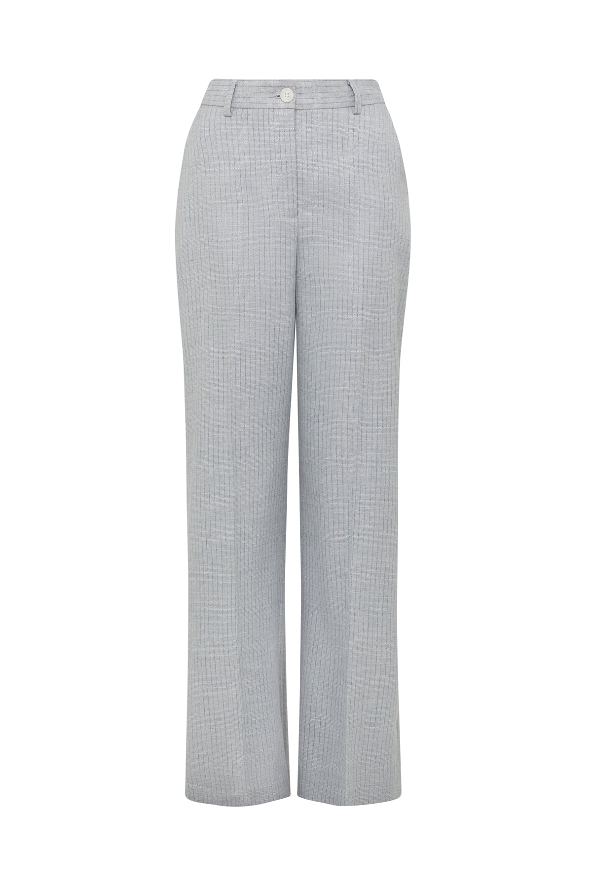 Ivy Linen Pant - Blue Pinstripe – Cable Melbourne