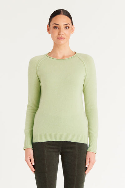 Green cashmere clearance jumper womens
