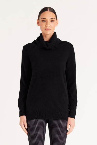 Black cowl jumper hot sale