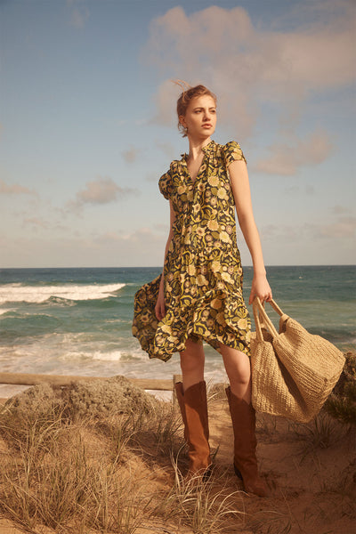 Warehouse glowing floral dress online