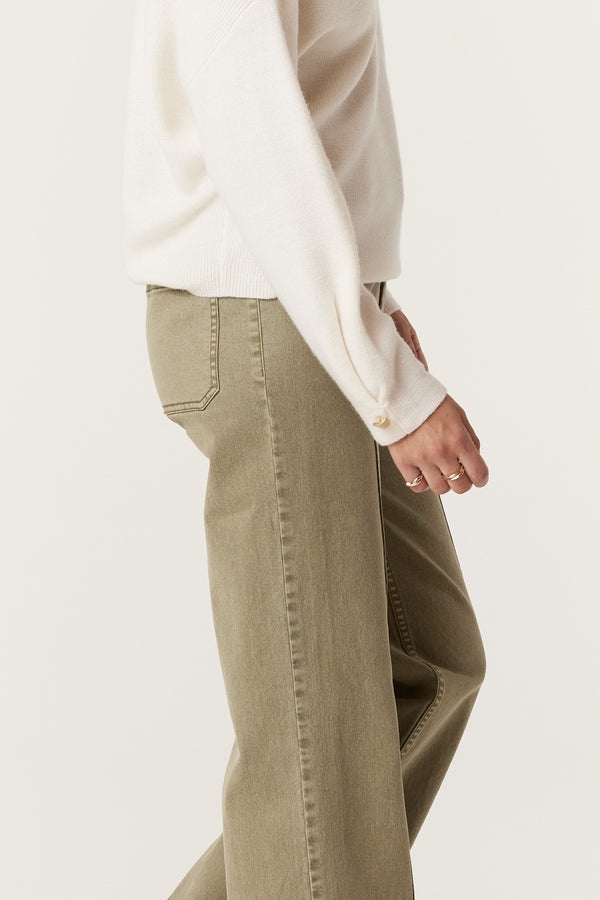 Audrey Merino Jumper - Milk-Jumpers-Cable Melbourne