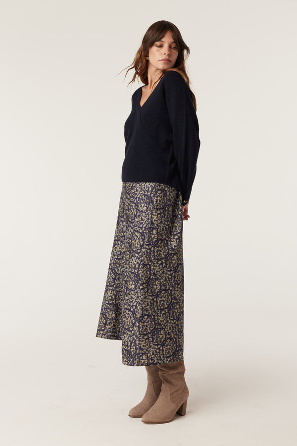 Audrey Merino Jumper - Midnight Navy-Jumpers-Cable Melbourne