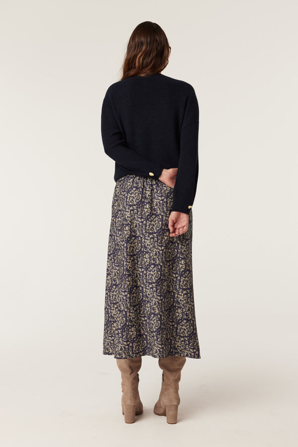Audrey Merino Jumper - Midnight Navy-Jumpers-Cable Melbourne