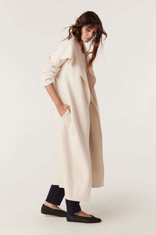 Parsons Merino Cardigan - Ecru-Cardigans-Cable Melbourne