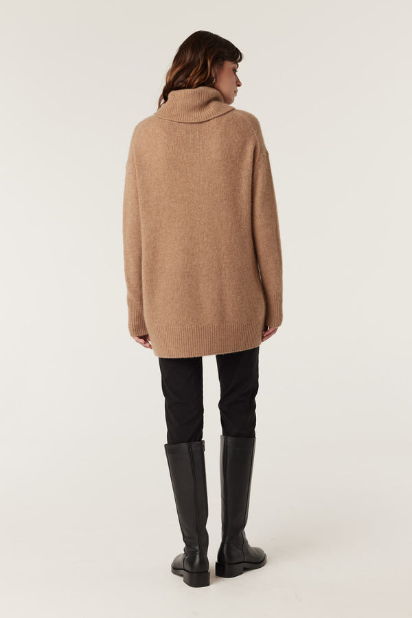 Pure Cashmere Weekend Jumper - Camel-Jumpers-Cable Melbourne