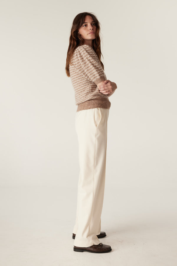 Annika Mohair Top - Latte-Tops-Cable Melbourne
