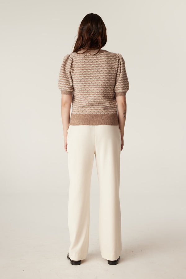Annika Mohair Top - Latte-Tops-Cable Melbourne