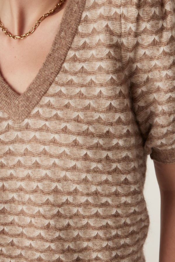 Annika Mohair Top - Latte-Tops-Cable Melbourne