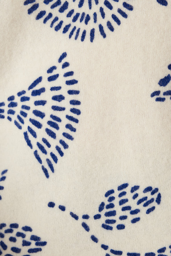 Hayes Mohair Jumper - Blue Print-Jumpers-Cable Melbourne