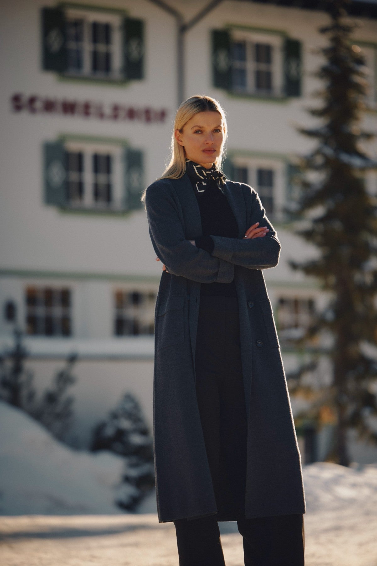 Ava Merino Knit Coat - Charcoal – Cable Melbourne