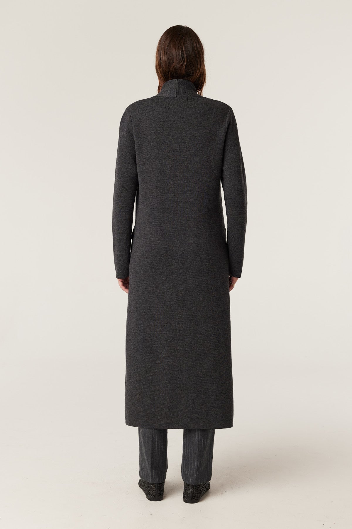 Ava Merino Knit Coat - Charcoal – Cable Melbourne