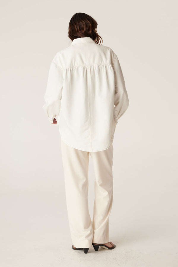 Skye Shirt - Ecru-Shirts-Cable Melbourne
