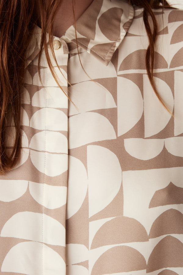 Dune Blouse - Half Moon Print-Tops-Cable Melbourne