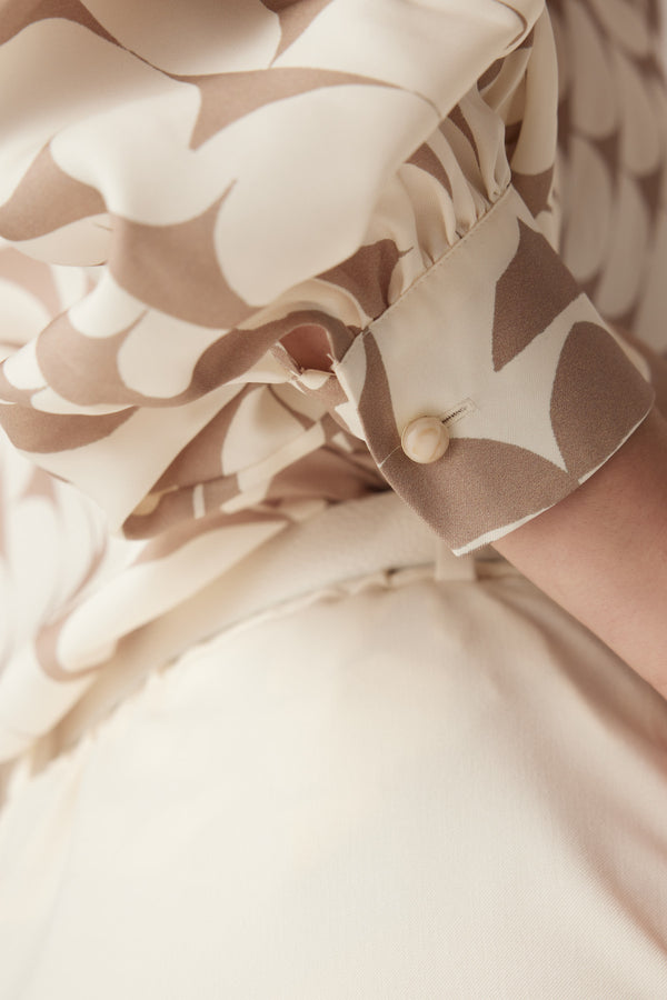 Dune Blouse - Half Moon Print-Tops-Cable Melbourne