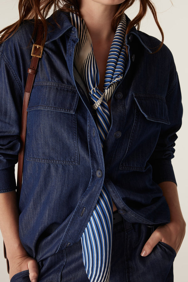 Remy Shirt - Indigo-Shirts-Cable Melbourne