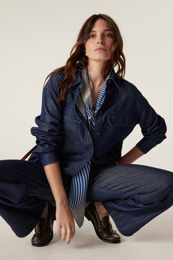 Remy Shirt - Indigo-Shirts-Cable Melbourne