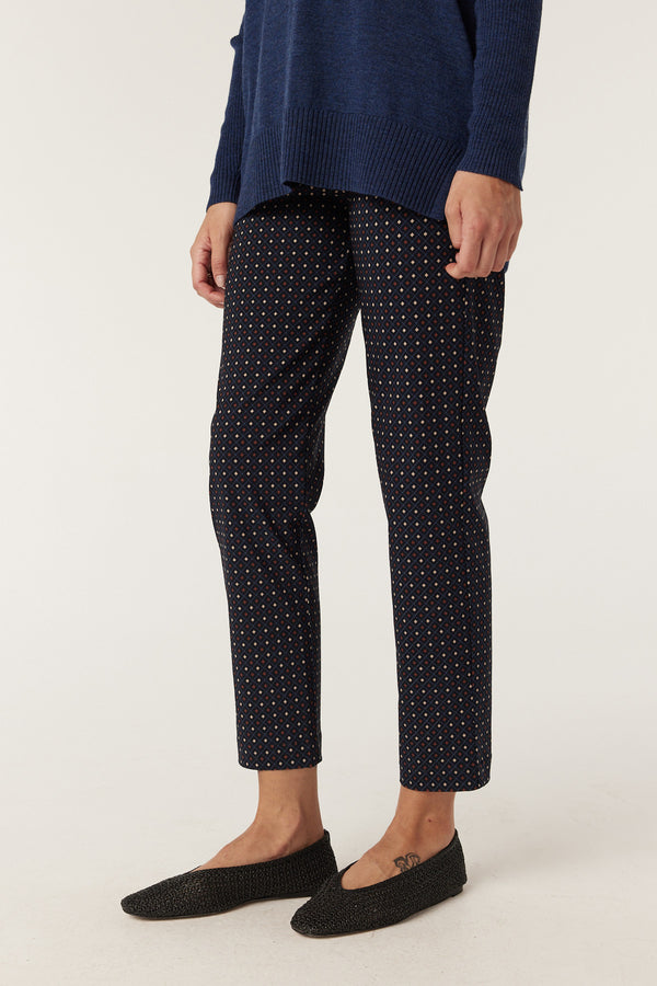 Bell Geo Pant - Navy Diamond-Pants-Cable Melbourne