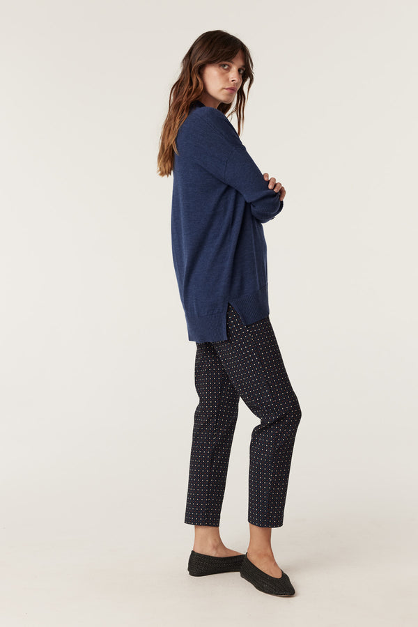 Bell Geo Pant - Navy Diamond-Pants-Cable Melbourne