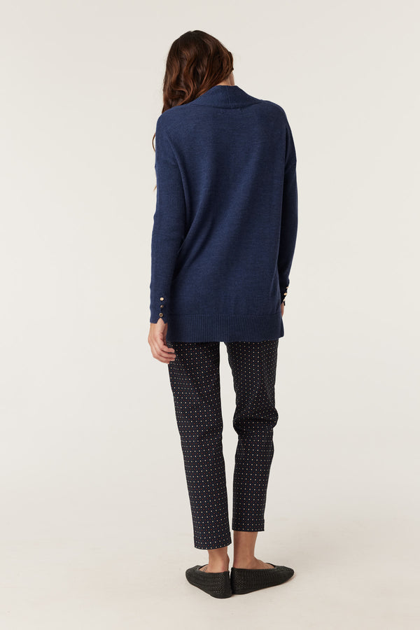 Bell Geo Pant - Navy Diamond-Pants-Cable Melbourne