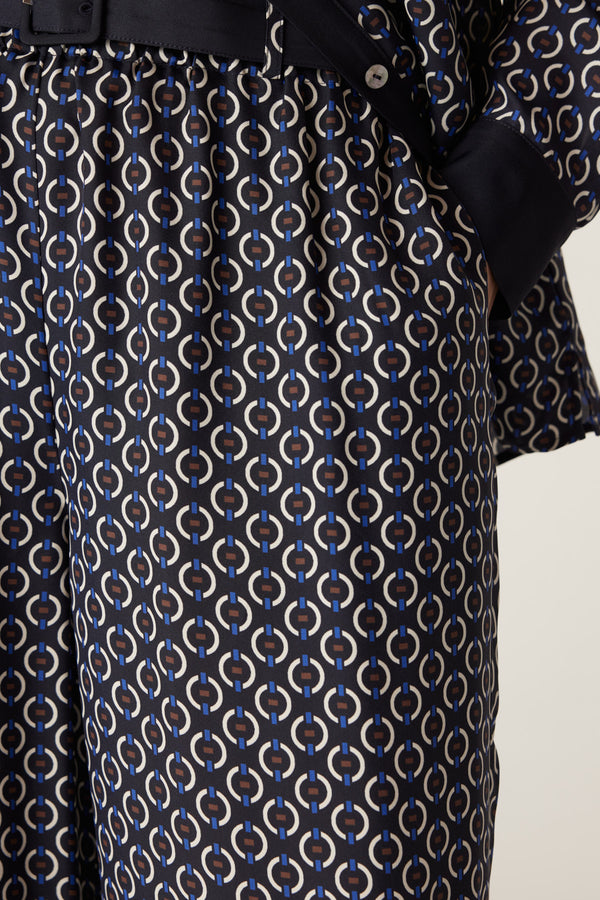 Willa Wide Leg Pant - Chain Print-Pants-Cable Melbourne