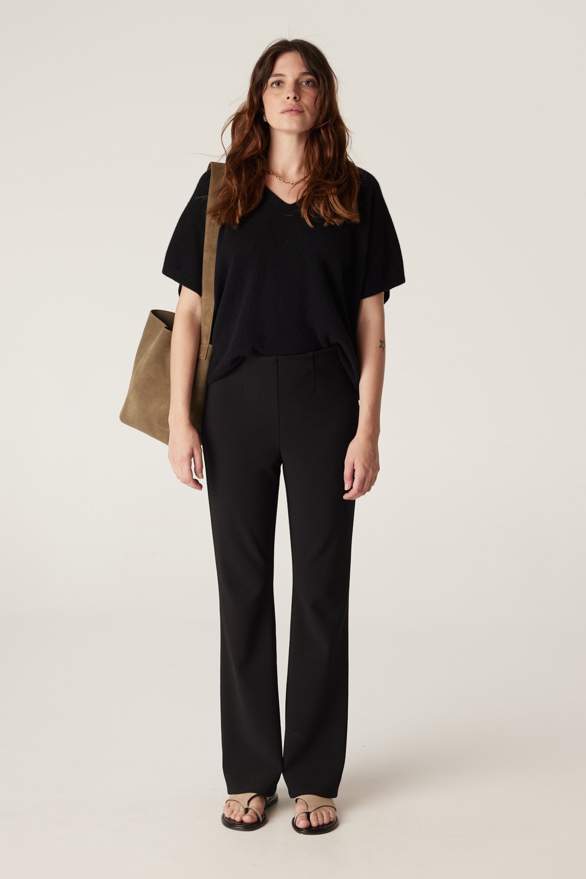 Dana Crepe Pant - Black – Cable Melbourne
