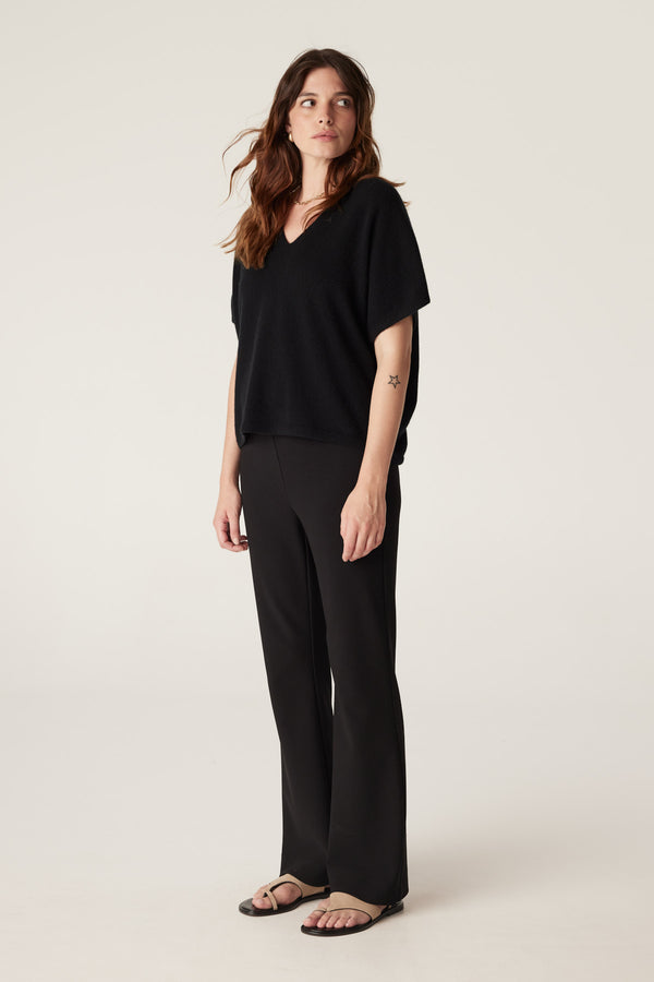 Dana Crepe Pant - Black-Pants-Cable Melbourne