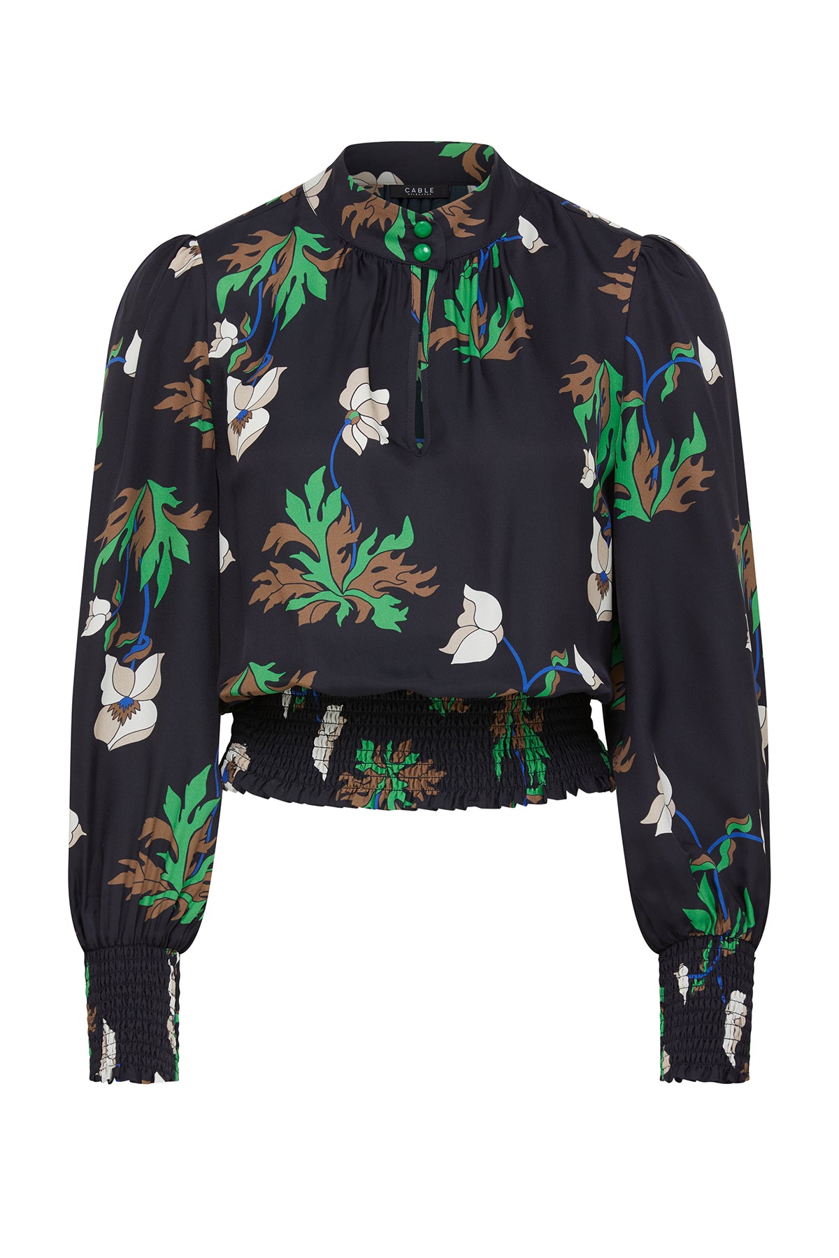 Colette Blouse - Wild Flower Print – Cable Melbourne