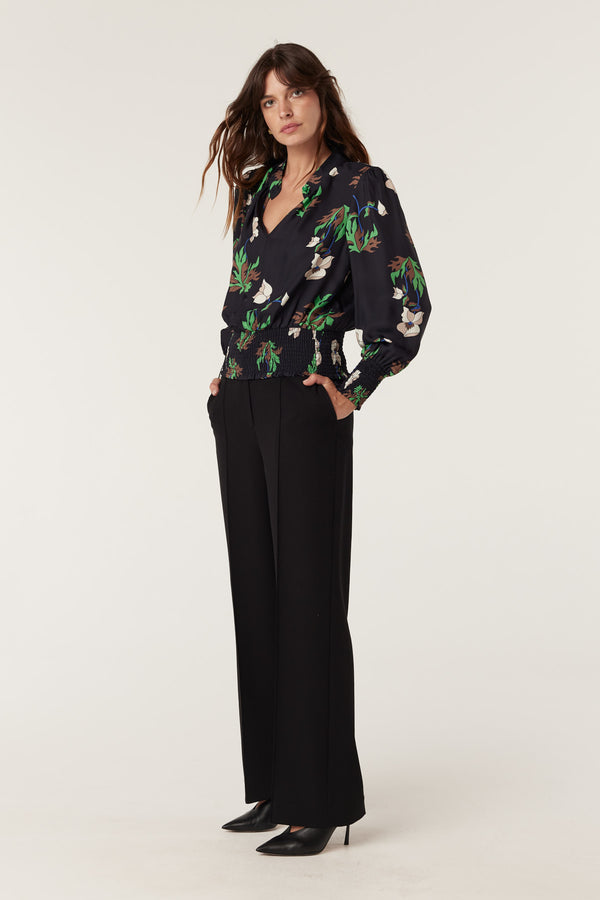 Colette Blouse - Wild Flower Print-Tops-Cable Melbourne