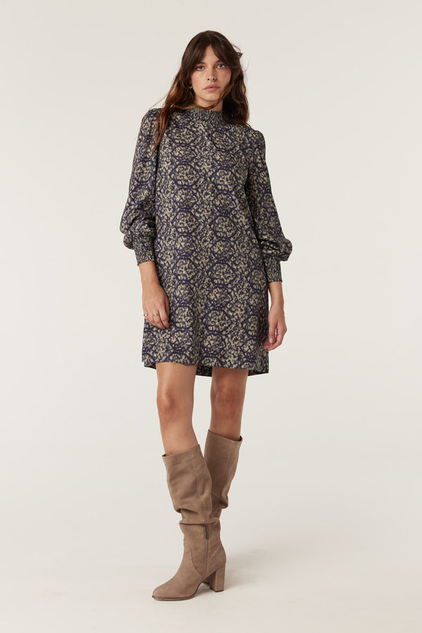 Grace Shift Dress - Reptile Print-Dresses-Cable Melbourne