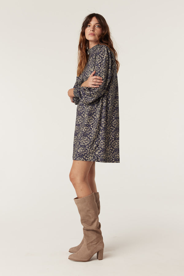 Grace Shift Dress - Reptile Print-Dresses-Cable Melbourne