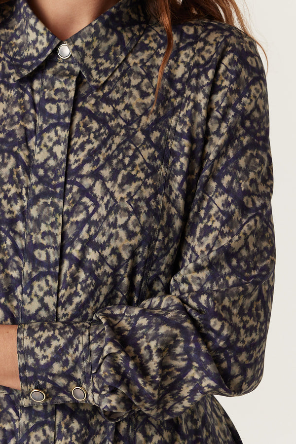 Grace Midi Dress - Reptile Print-Dresses-Cable Melbourne