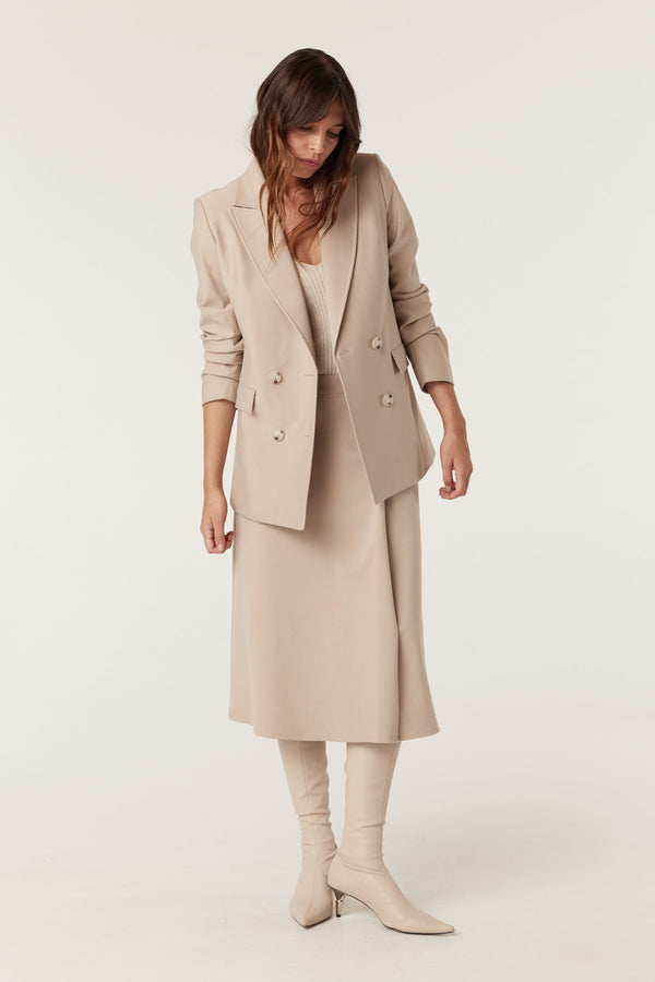 Yoko Ponti Blazer - Stone-Jackets-Cable Melbourne