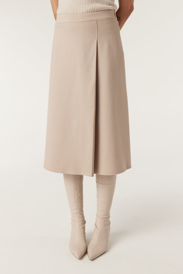 Yoko Ponti Skirt - Stone-Skirts-Cable Melbourne