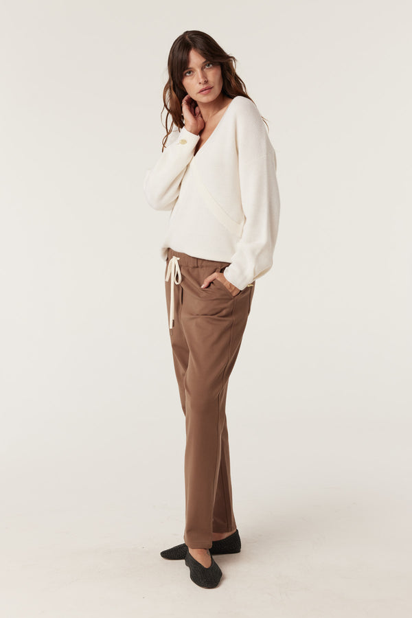 Luca Twill Jogger - Tobacco-Pants-Cable Melbourne