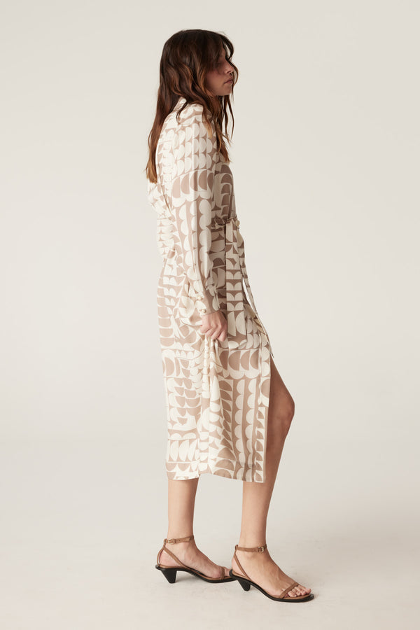 Dune Dress - Half Moon Print-Dresses-Cable Melbourne