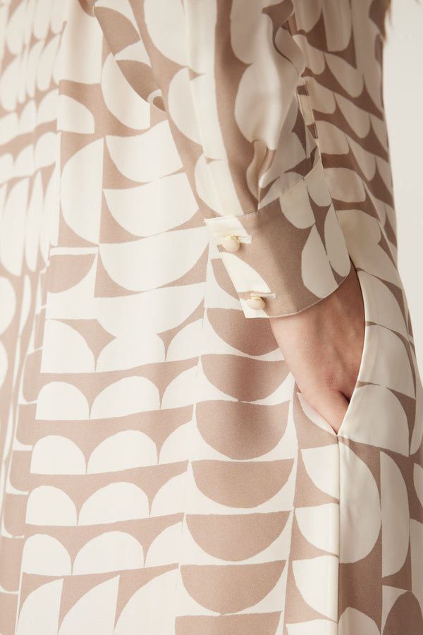 Dune Dress - Half Moon Print-Dresses-Cable Melbourne