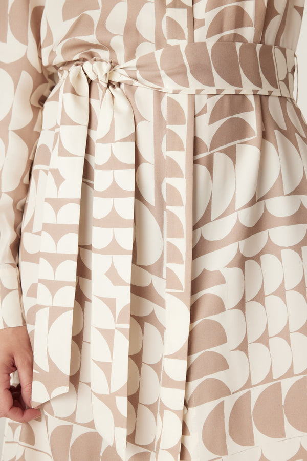 Dune Dress - Half Moon Print-Dresses-Cable Melbourne