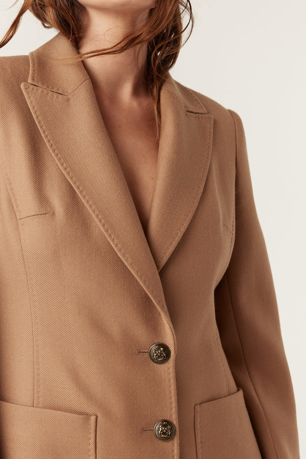 August Wool Coat - Camel-Coats-Cable Melbourne