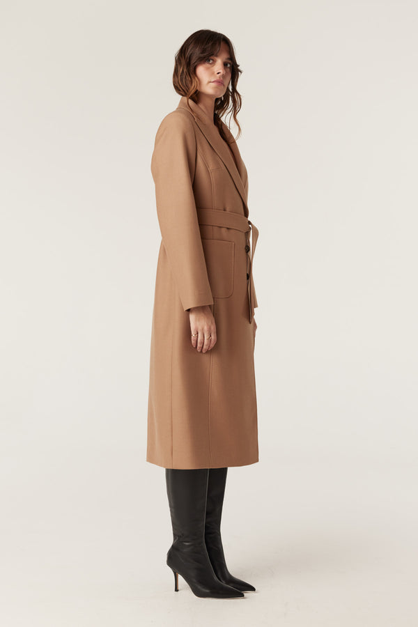 August Wool Coat - Camel-Coats-Cable Melbourne