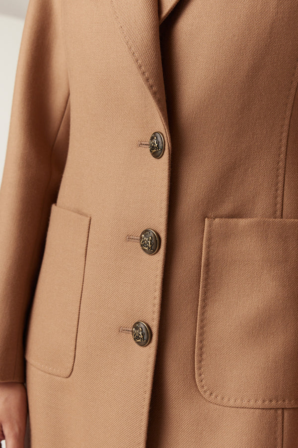 August Wool Coat - Camel-Coats-Cable Melbourne