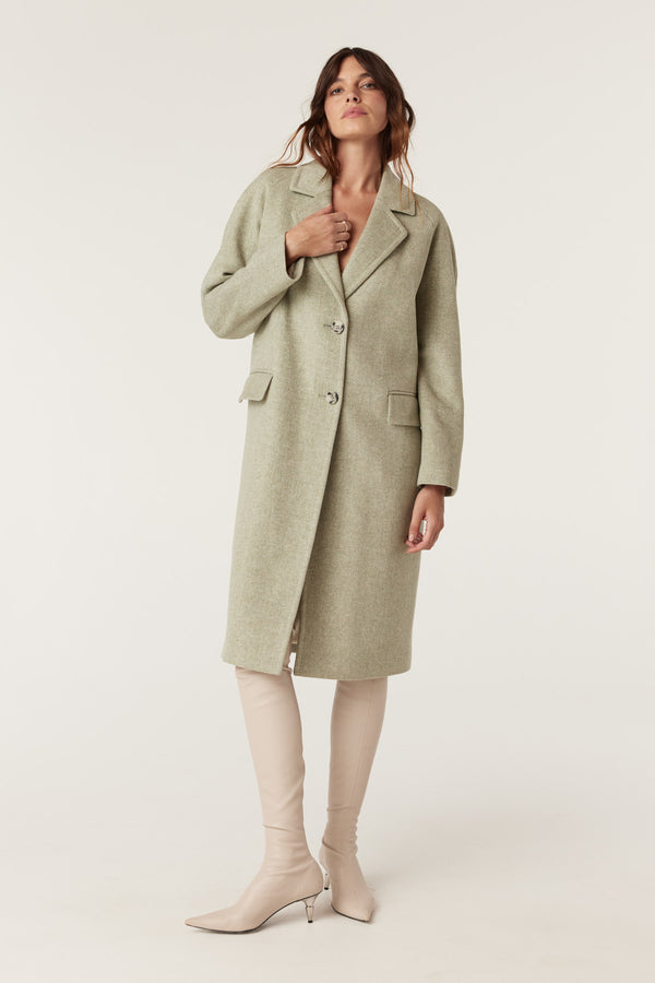 Bradley Coat - Pistachio Green-Coats-Cable Melbourne