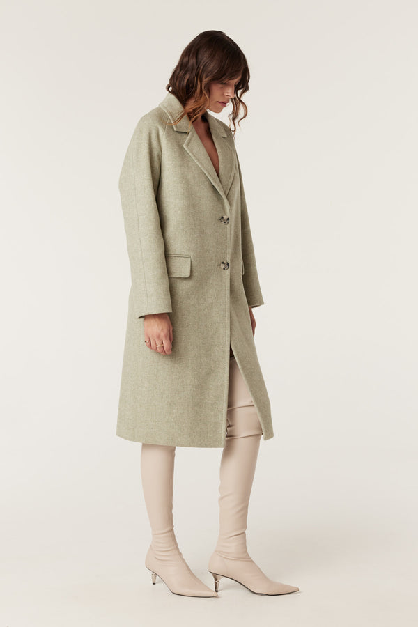Bradley Coat - Pistachio Green-Coats-Cable Melbourne