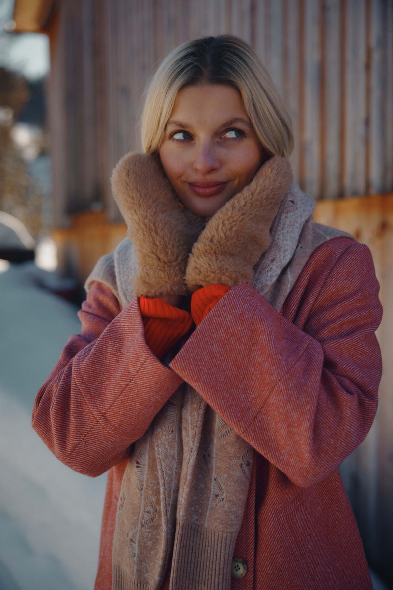 Shirling Mittens - Camel-Accessories-Cable Melbourne