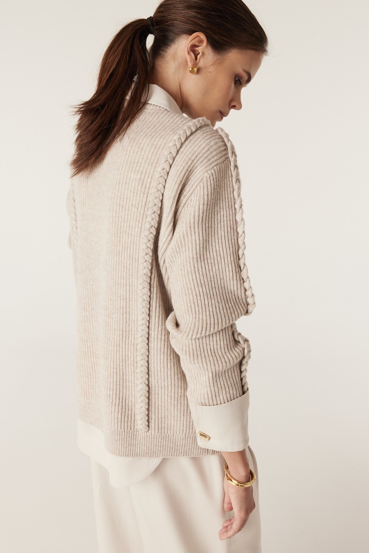Edition 100 - Cashmere Wool Ella Crew Jumper - Cable – Cable Melbourne